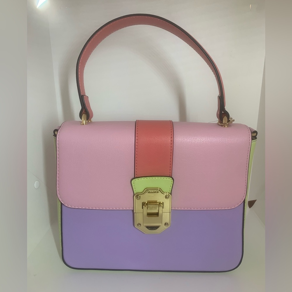 Aldo Uniongap color block handbag NWT